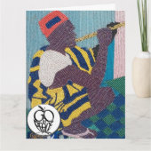 GO in PEACE FOLDED GREETING + Fluits Card Kaart (Voorkant)