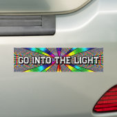 Go Into The Light Bumpersticker (Op auto)