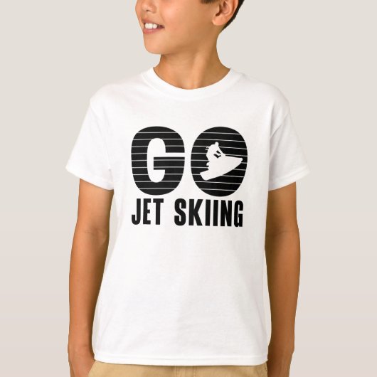 Go Jet Skiing Jet Ski Retro Jetski Jet Ski Rider T-shirt (Voorkant)