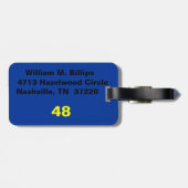 Go Jimmie bagagelabel (Achterkant horizontaal)