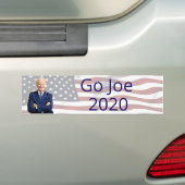 Go Joe, Joe Biden voor President 2020 Bumpersticker (Op auto)