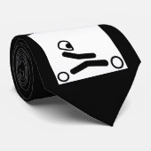 Go Kart-afbeelding Stropdas (Opgerold)