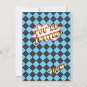 Go Kart Birthday Party Photo Insert Invitations Kaart (Achterkant)