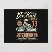 Go Kart Briefkaart (Voorkant)