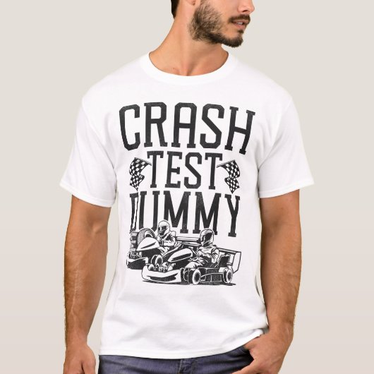 Go Kart Crash Test Dummy T-shirt (Voorkant)