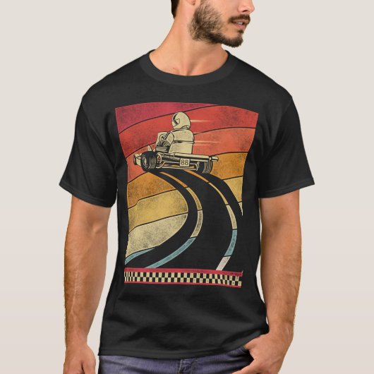 Go Kart Go Kart Retro  T-shirt (Voorkant)