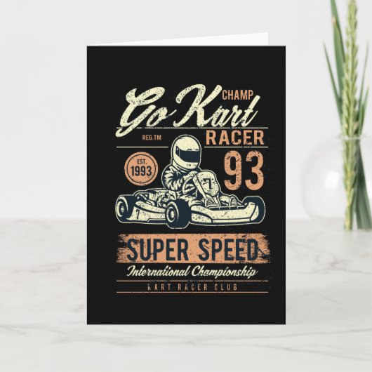 Go Kart Kaart (Voorkant)