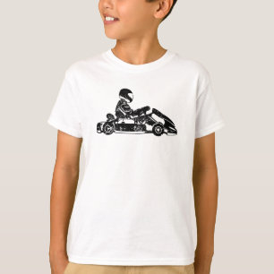Go-kart Kart Racing Driver Karting Retro Gift T-shirt