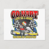 Go Kart Life Briefkaart (Voorkant)