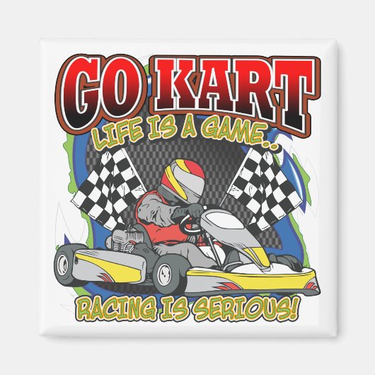 Go Kart Life Magneet (Voorkant)
