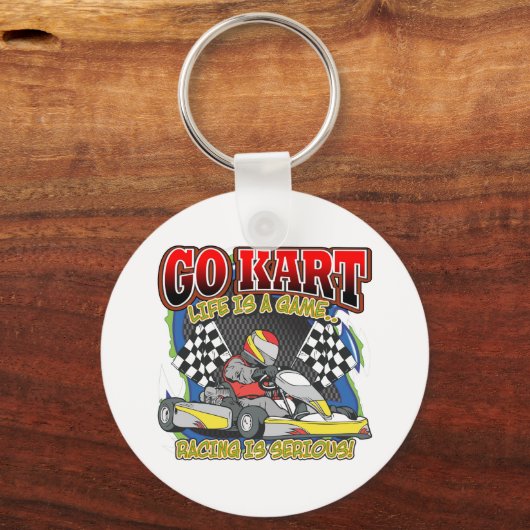 Go Kart Life Sleutelhanger (Voorkant)