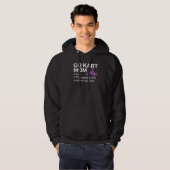 Go Kart Mom Definition The Coolest Title A Mom Can Hoodie (Voorkant volledig)
