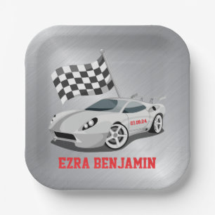 Go-Kart Race Car Racing Bar Mitzvah Papieren Bordje