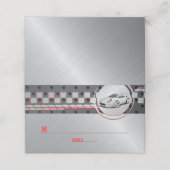 Go-Kart Race Car Racing Bar Mitzvah Plaatskaartje (Buitenkant ongevouwen)