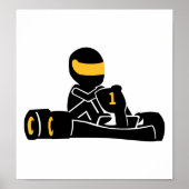 Go Kart racen Poster (Voorkant)