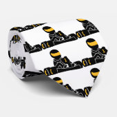 Go Kart racen Stropdas (Opgerold)