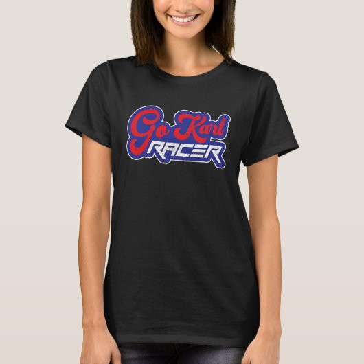 Go Kart Racer T-shirt (Voorkant)