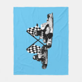 Go Kart Racers Fleece Blanket Deken (Voorkant)