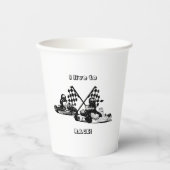 Go Kart Racers Papieren Bekers (Voorkant)