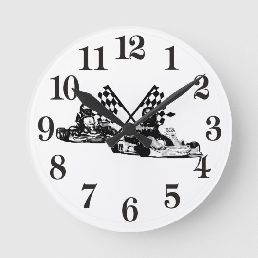 Go Kart Racers Ronde Klok (Voorkant)