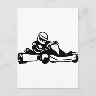 Go Kart Racing Briefkaart