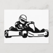 Go Kart Racing Briefkaart (Voorkant)