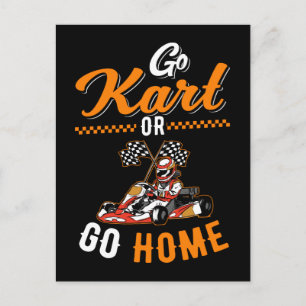 Go Kart Racing Funny Go Karts Briefkaart