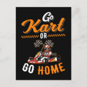 Go Kart Racing Funny Go Karts Briefkaart (Voorkant)