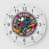 Go Kart Racing Grote Klok (Voorkant)