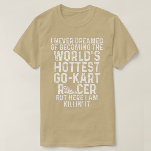 Go Kart Racing Hottest Karting GoCart Racer T-shirt (Design voorkant)
