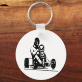 Go Kart Racing Sleutelhanger (Voorkant)