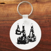 Go Kart Racing Sleutelhanger (Voorkant)