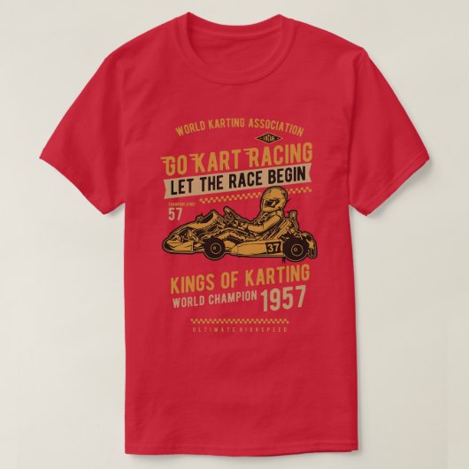 Go Kart Racing T-shirt (Design voorkant)