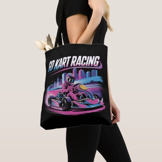 Go Kart Racing Tote Bag (Dichtbij)