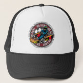 Go Kart Racing Trucker Pet (Voorkant)