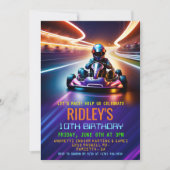 Go Kart Racing Verjaardag Kaart (Voorkant)