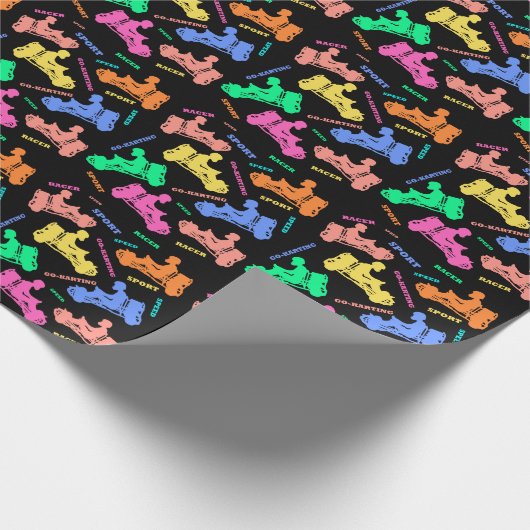 Go-karting Cadeaupapier (Hoek)