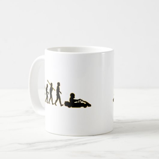 Go-Karting Koffiemok (Voorkant links)