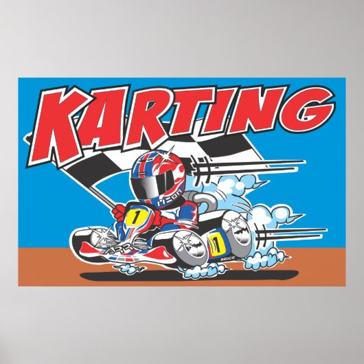 Go Karting Poster (Voorkant)