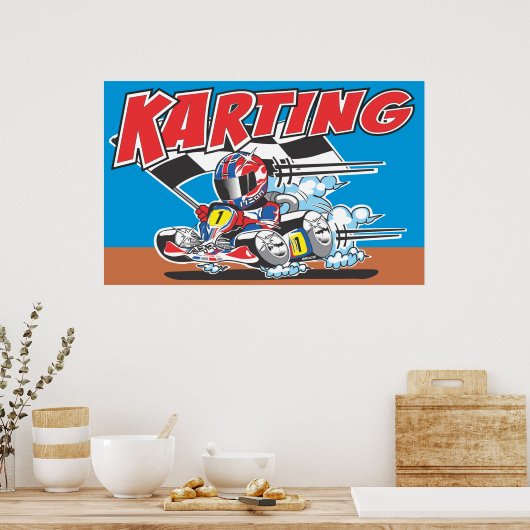Go Karting Poster (Keuken)