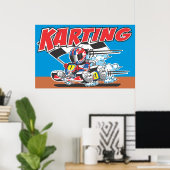 Go Karting Poster (Thuiskantoor)