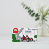 Go Karting Visitekaartje (Staand voorkant)