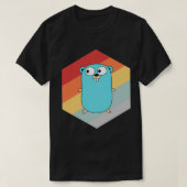 Go Lang Retro T-shirt (Design voorkant)