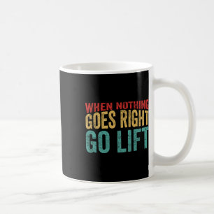 Go Lift - Amusant Bodybuilding Bijschrift Koffiemok
