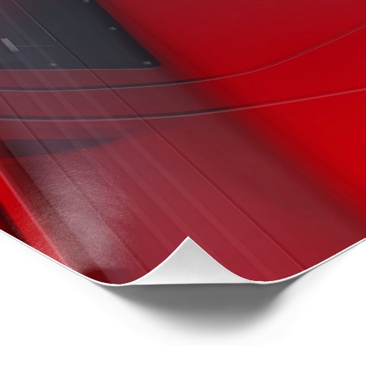 Go like Hell GT40 Red Perfect Poster (Hoek)