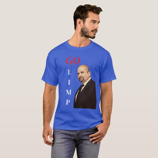 GO LIMP! Long Island Moderate Party SWAG T-shirt (Voorkant volledig)