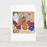 Go Make Disciples Birthday Card Kaart<br><div class="desc">Say thank you to the man who has worked hard and traveled far with this charming card featuring Matthew 28:19. Customize the message to say just what you want and personalize with any name.</div>