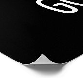 Go Mango Grappige Hardlopen Mango Pun Donker BG Poster (Hoek)