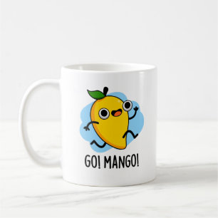 Go Mango Grappige Hardlopen Mango Pun Koffiemok