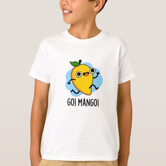 Go Mango Grappige Hardlopen Mango Pun T-shirt (Voorkant)